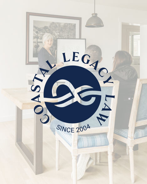 Coastal Legacy Law logo with people in a meeting.