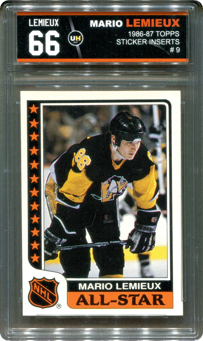 1986-87 Topps Sticker Inserts #9 Mario Lemieux - A Front ENH.gif