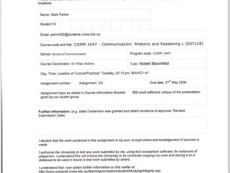 Communication Rhetoric & Reasoning - A#2 - Reflective Critique of Presentation