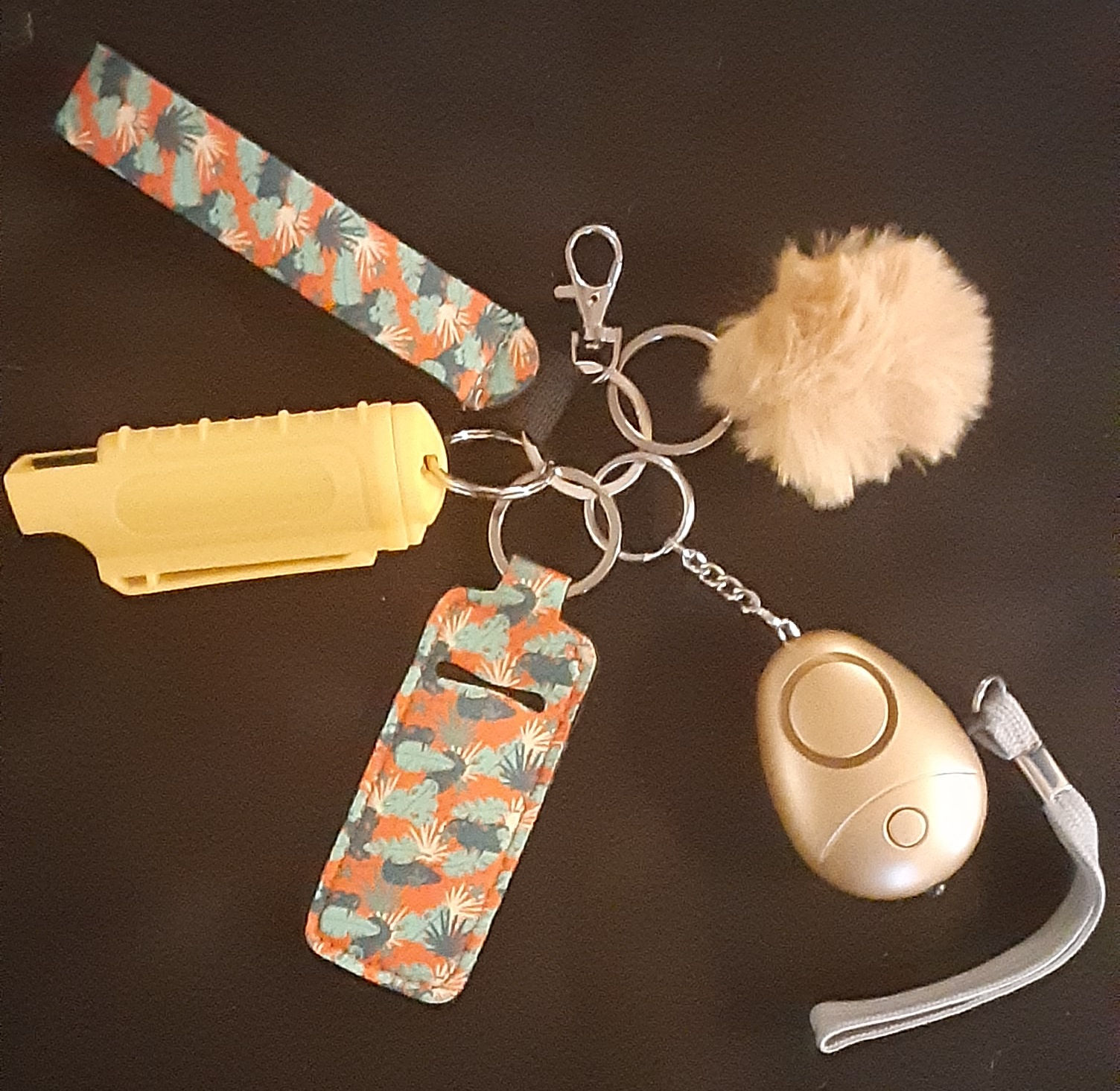 5 piece safety keychain