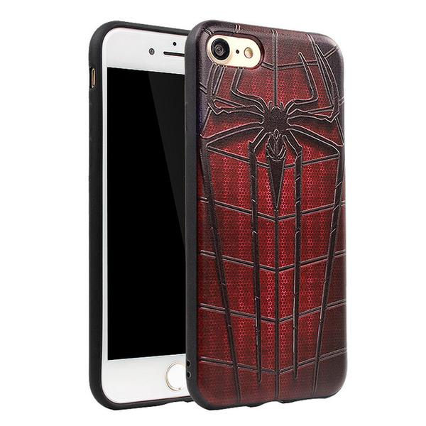Thumbnail: iPhone 7 6 6s 8 Plus X Exclusive Case Super hero series-Spider Man, Superman