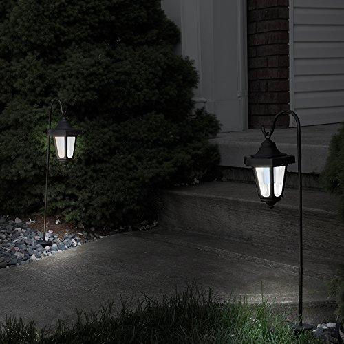 Thumbnail: Solar LED Hanging Lantern (Set of 2), Black