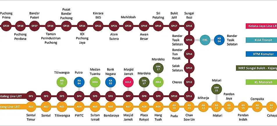 Queenswoodz Bukit Jalil LRT Map