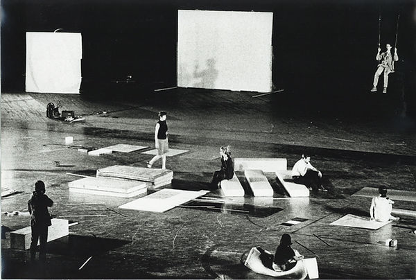 Yvonne Rainer's piece during 9 Evenings