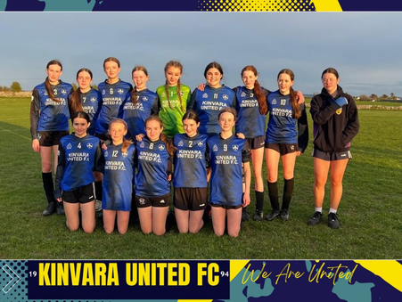 U16 Girls Championship: Ballinasloe Town 0-7 Kinvara Utd