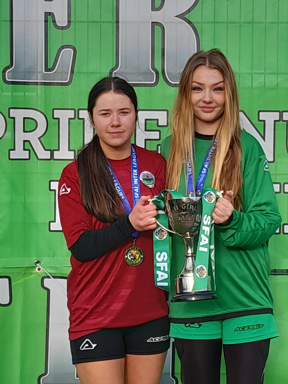Well done Róise & Aimee!!