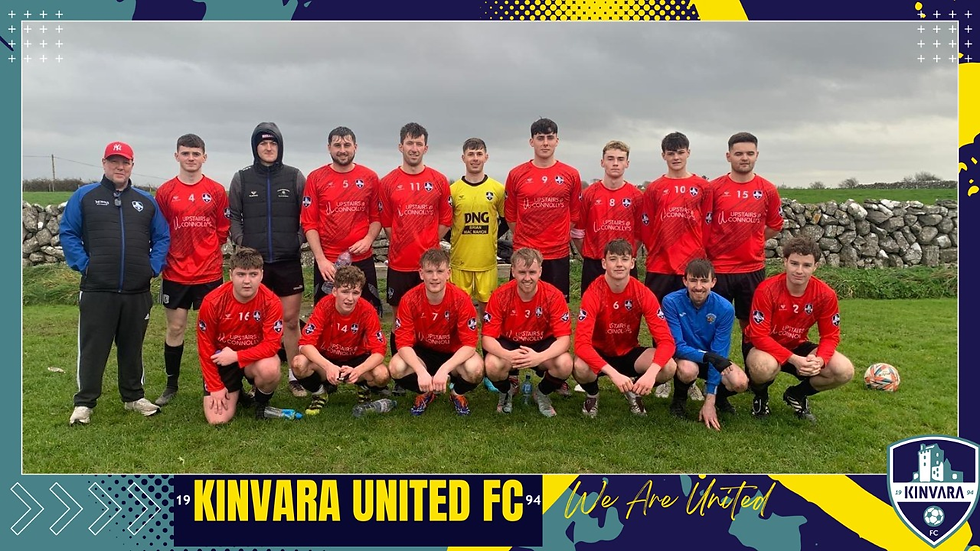 Men's Connacht Shield: Kinvara Utd 3-1 Ballygawley Celtic