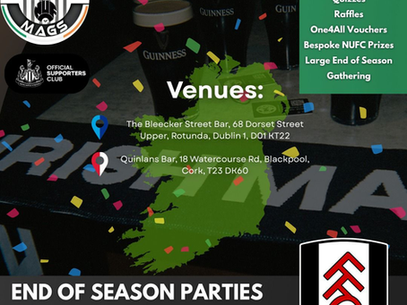 End of Season Parties ๐