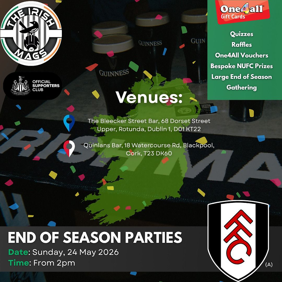 End of Season Parties 🎉