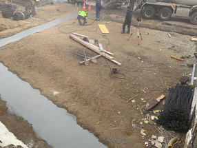 2023-02-17 Erste Arbeiten am Fundament