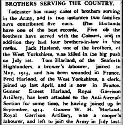 Harland Family Skyrack 1916 Piece