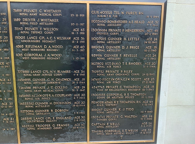 Panel 6 -7 WW2