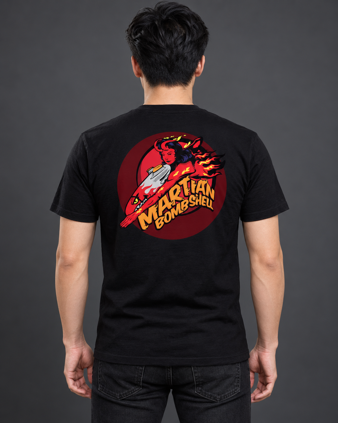 Sci-Fi Art - Martian Bombshell T-shirt