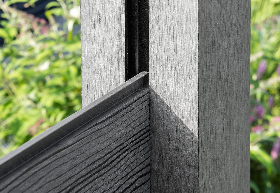 Thumbnail: WPC Privacy Fence Corteza - 4 Elements + 5 Posts