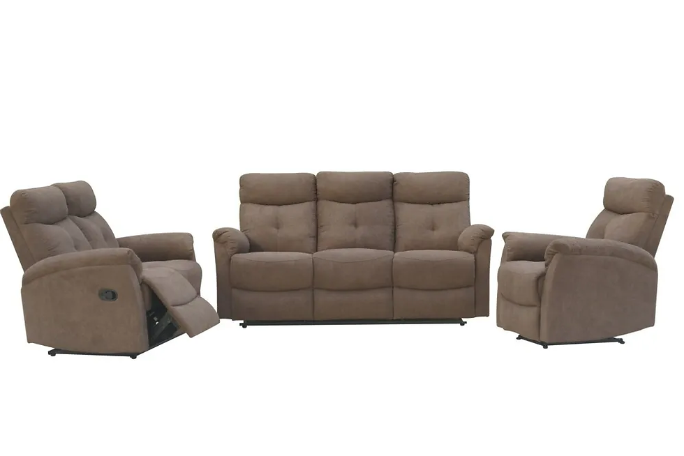 Thumbnail: Relax sofa set 3 pcs. with 5 relaxation functions