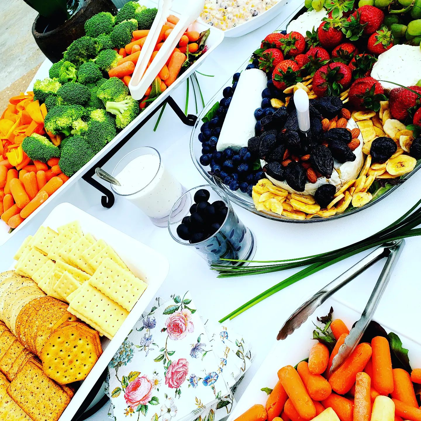 Arranged Food and Objects