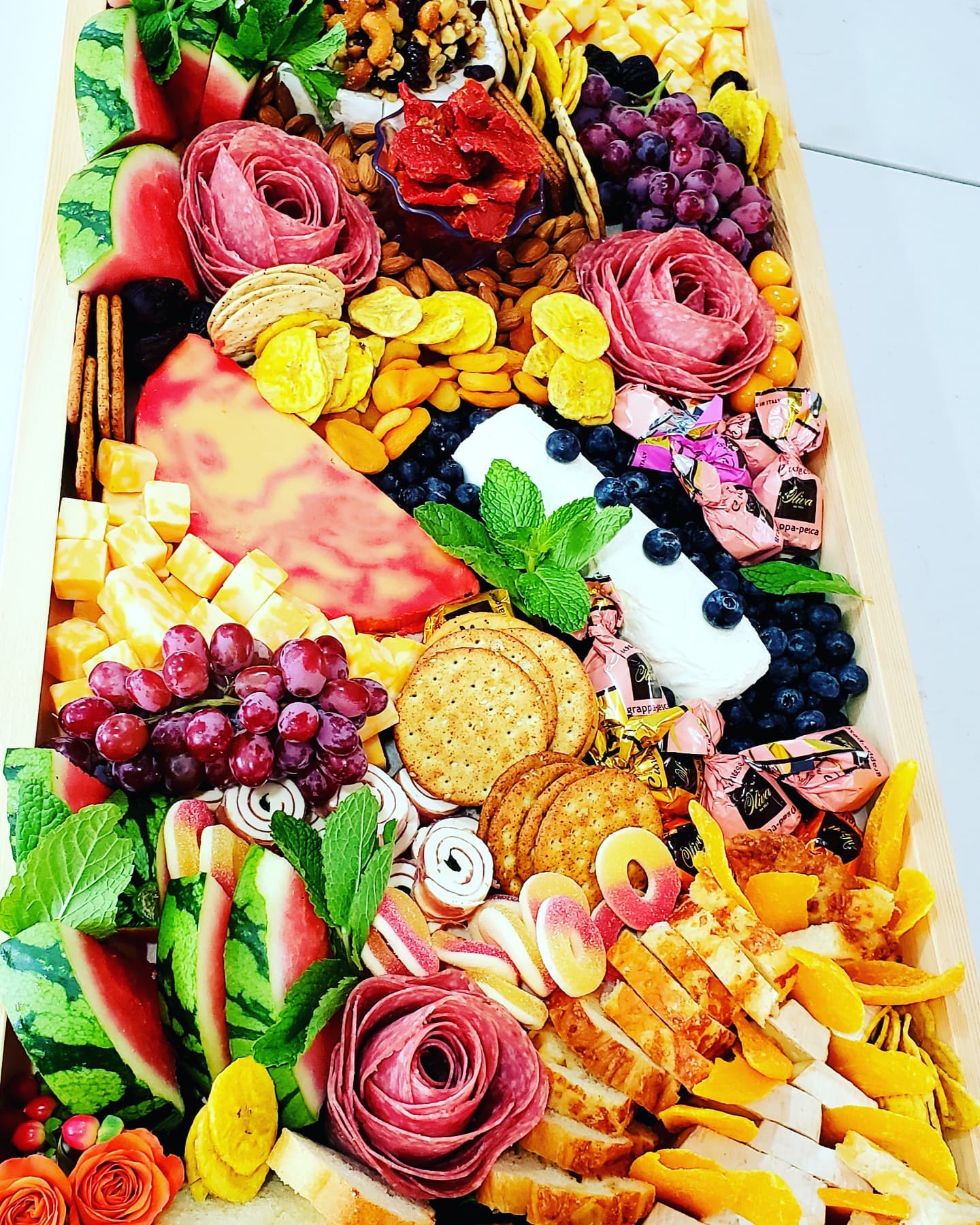 Arranged Food and Objects