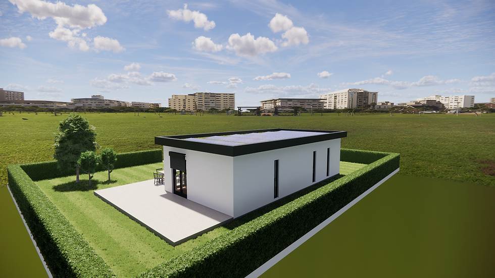 Miniaturbild: Bausatzhaus EÖ (3m x 14m)