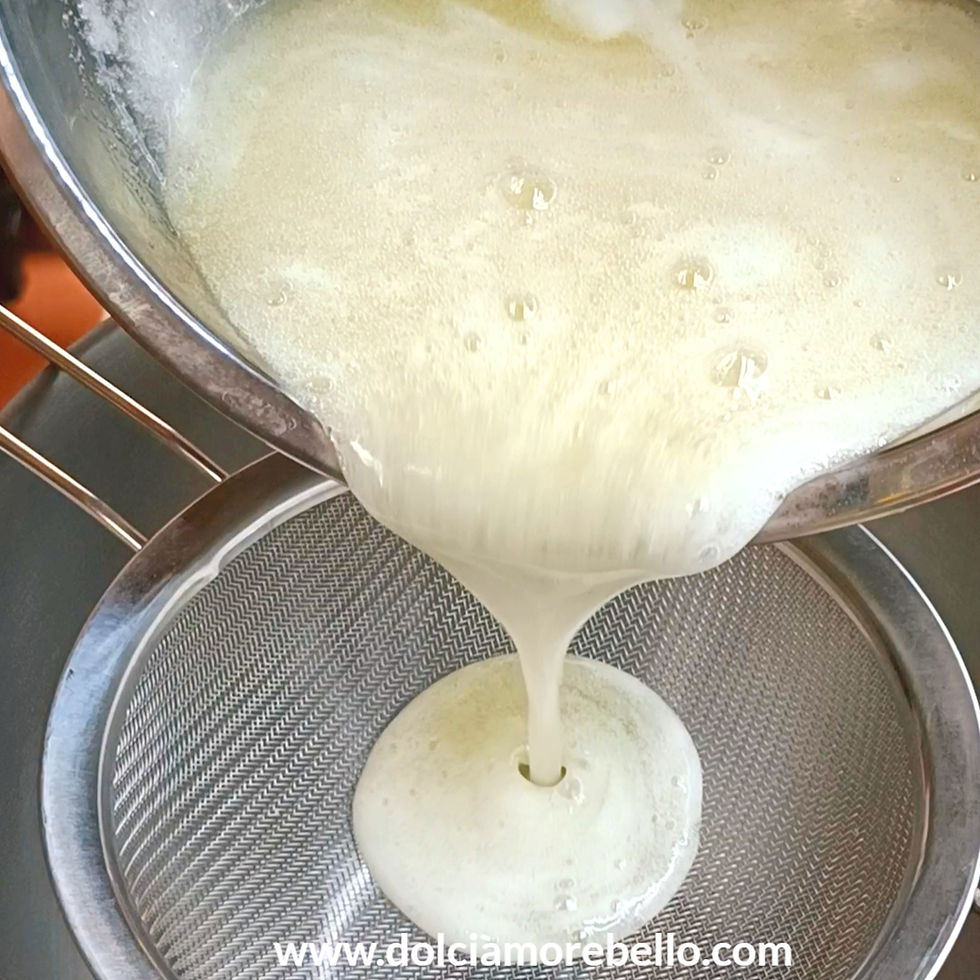 mix meringa passato dal colino