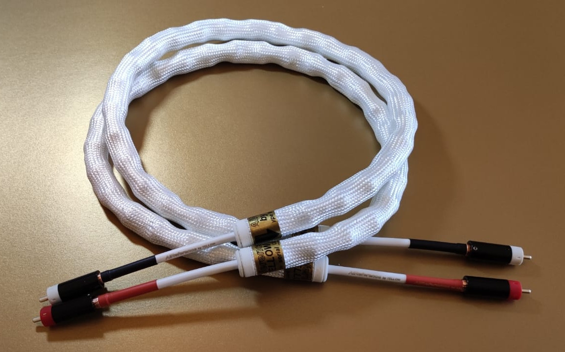 3ft SE Silver Single-point RCA Interconnect Cable Pair