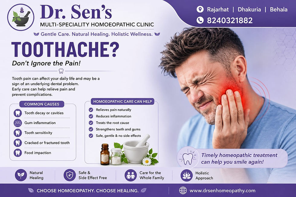 🌿 TOOTHACHE (DENTAL PAIN)🌿