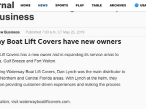 Pensacola News Journal - Waterway Boat Lift Covers Have New Owners