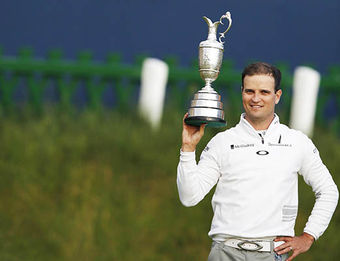 Zac Johnson lifts Claret jug