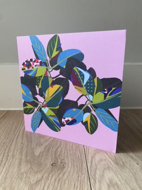 Thumbnail: House Plant Customised Your Own Words Greeting Card