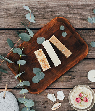 Ausstellungsfläche für Naturseifen