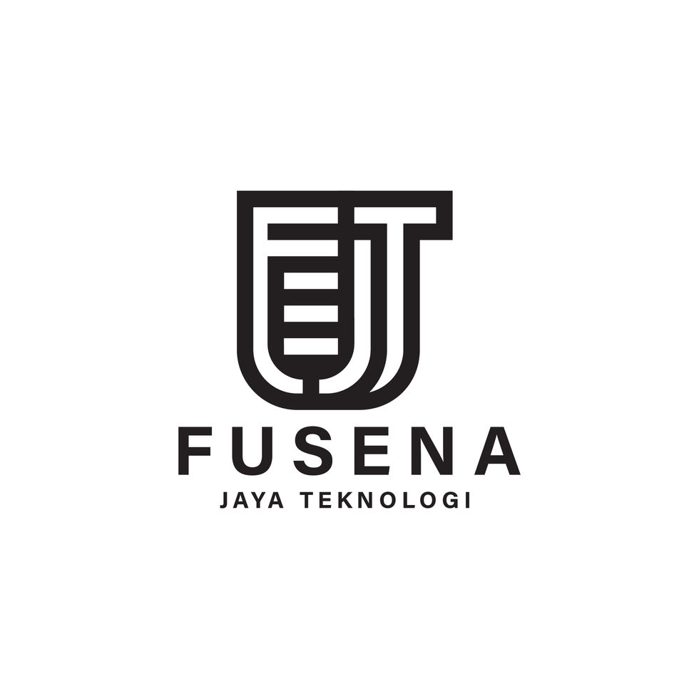 18 Fusena Jaya Teknologi - Logo Black