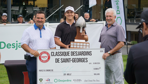 Ty Celone remporte la Classique Desjardins de Saint-Georges, deux coups devant Max Gilbert