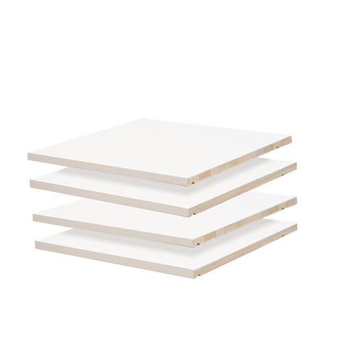 8001 100 Solid Wood Set of 4 Small Shelves ONLY for Kyle Wardrobes