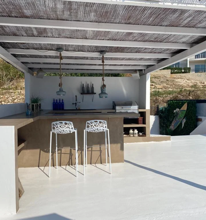 Ibiza villa outdoor area