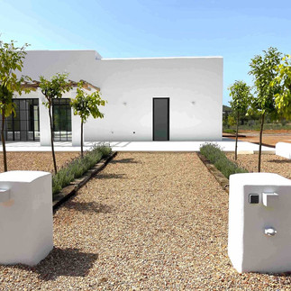 Villa exterior in Ibiza