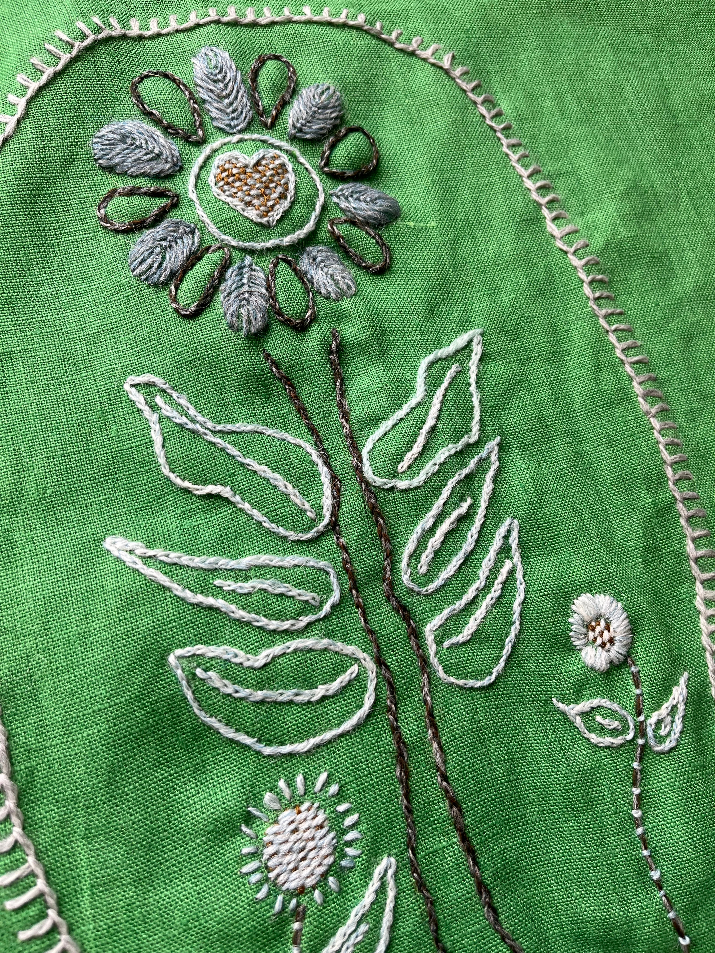 Flower of Love Wool Embroidery Kit by Little House of VictoriaFlower of Love Wool Embroidery Kit by Little House of Victoria