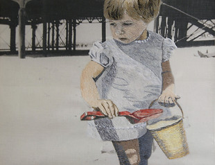 Father & Daughter - Embroidery on linen - MA Final Project.jpg