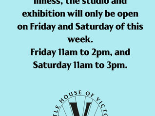 Amended Opening Times for the Exhibition