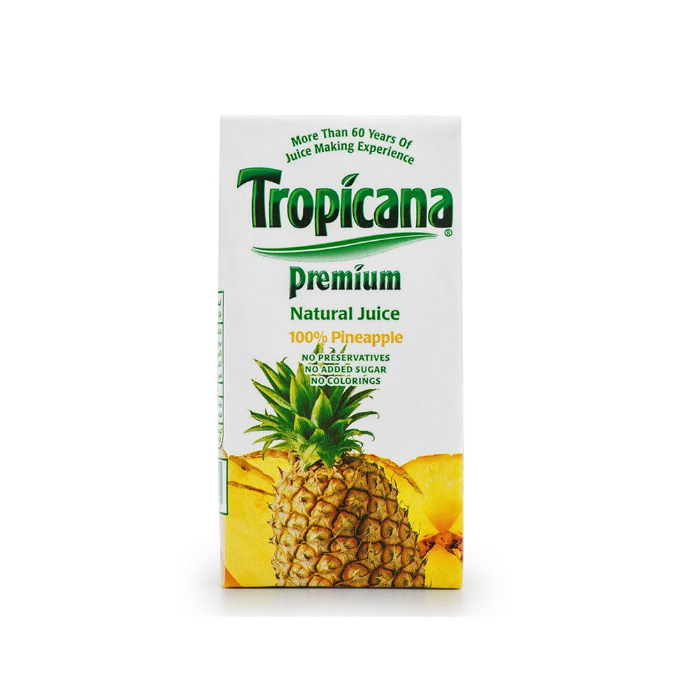 Tropicana Pineapple Tetra 180ml [30pcs/box]