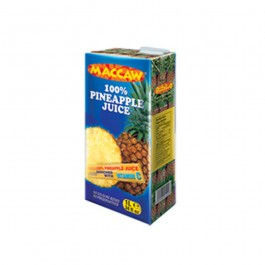 Maccaw Pineapple Juice Carton 1L [8pcs/box]