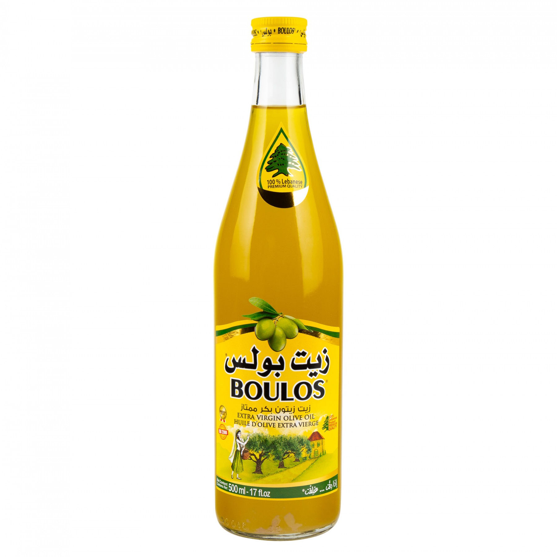 Boulos Olive Oil Extra Virgin 500Ml [12pcs/box]