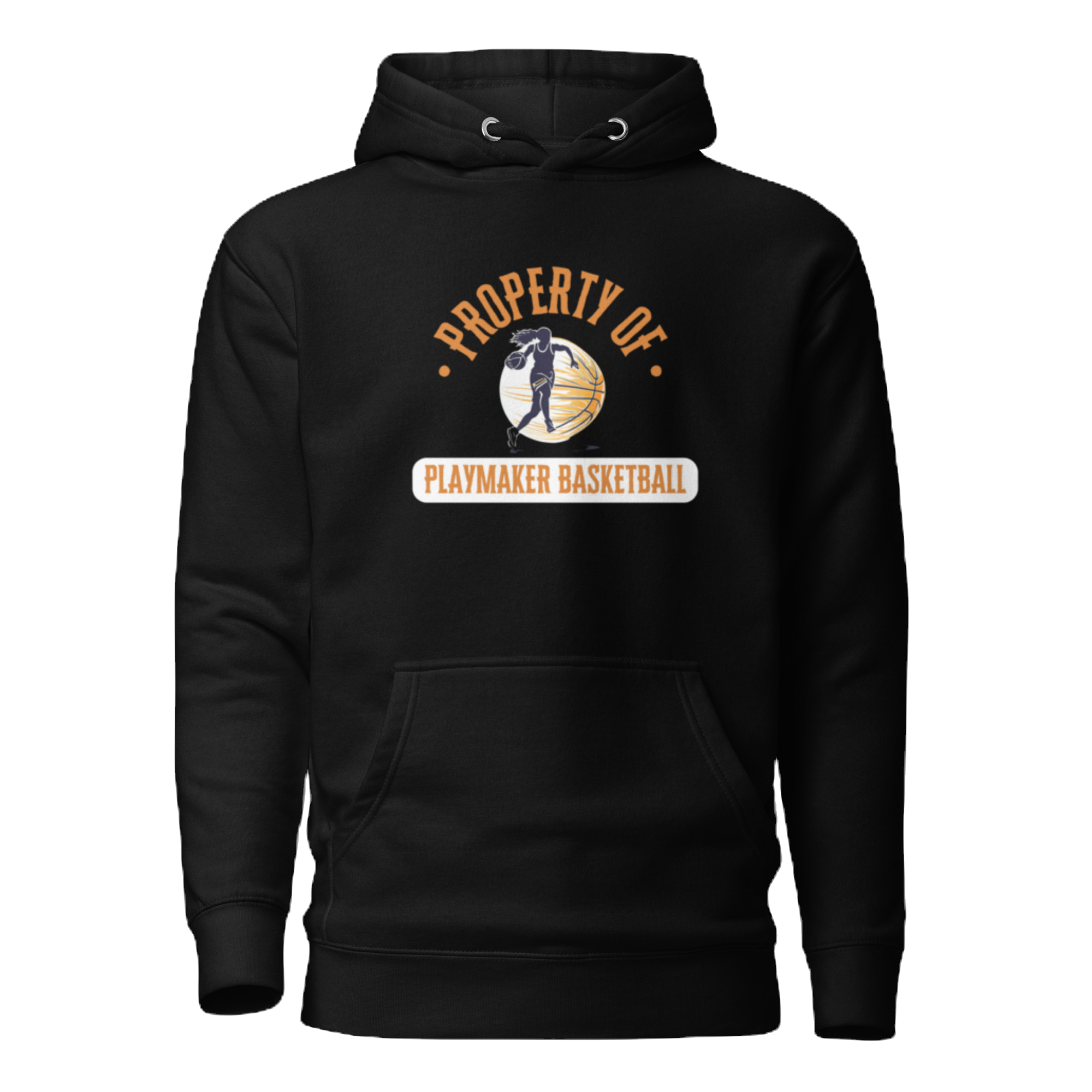 Women's Property Hoodie Orange Logo
