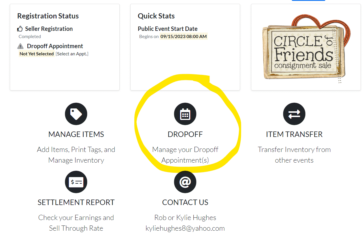 What to expect during drop off/check in My Site