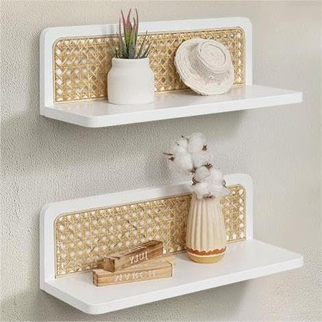 RATTAN WALL SHELF