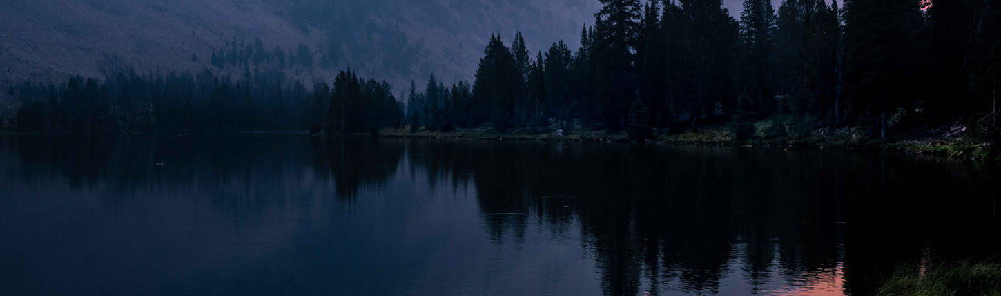 Pre-dawn light over Washington Lake