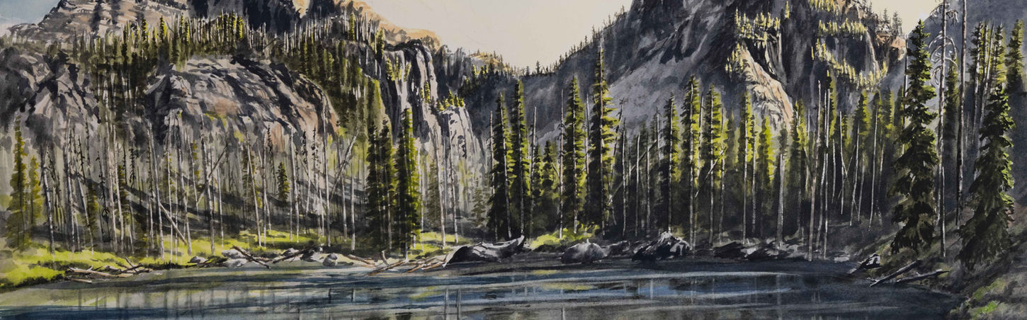 Echo lake and He Devil peak.jpg