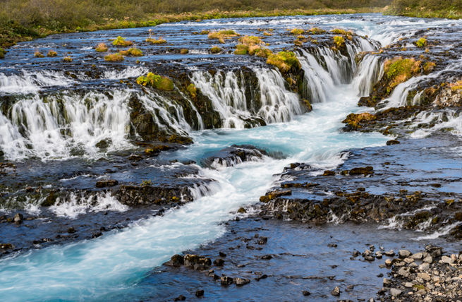 Bruarfoos waterfall Iceland
