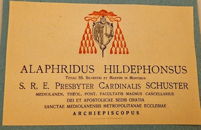 Thumbnail: SCHUSTER OSB., Ildefonso (1880-1954)
