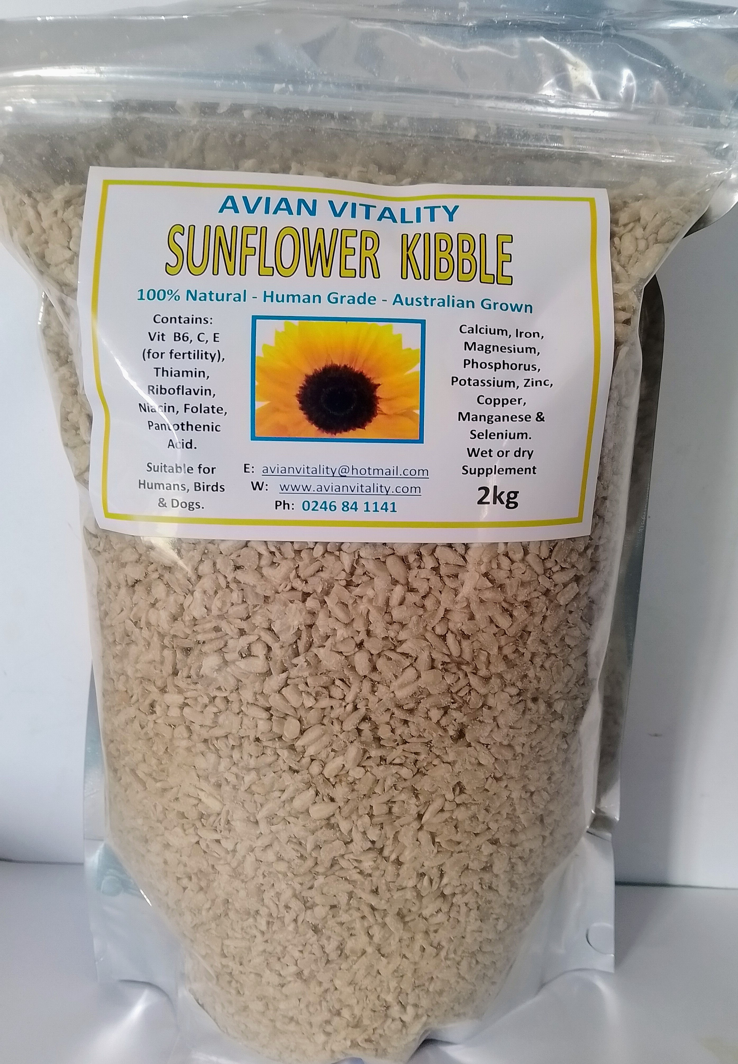 Sunflower Kibble - 2kg