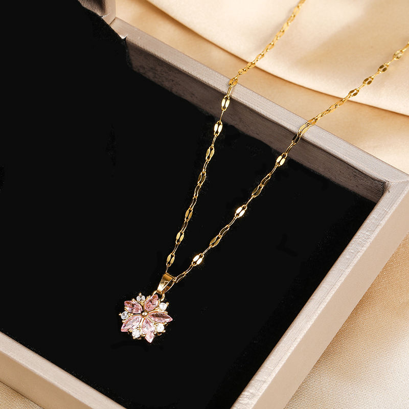Thumbnail: Cute Pink Sakura Pendant 