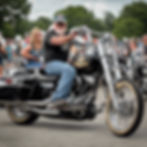 man riding motorcycle